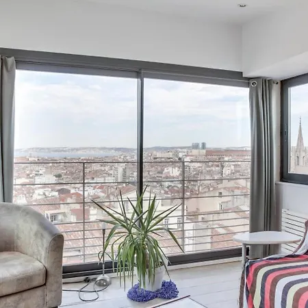 Appartamento Loft Terrasse Vue Au Coeur De Marsiglia